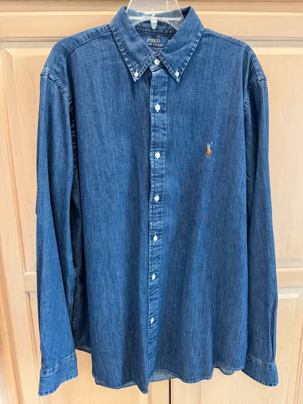 Polo by Ralph Lauren Dark Blue Denim Button-Down Shirt